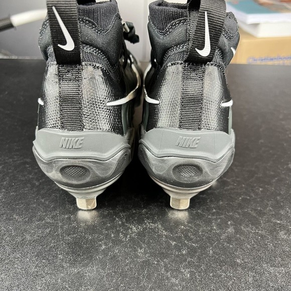 Nike Alpha Huarache NXT Baseball Cleats Mens Sz 7.5 Metal Black Grey DJ6517-010 main image 5